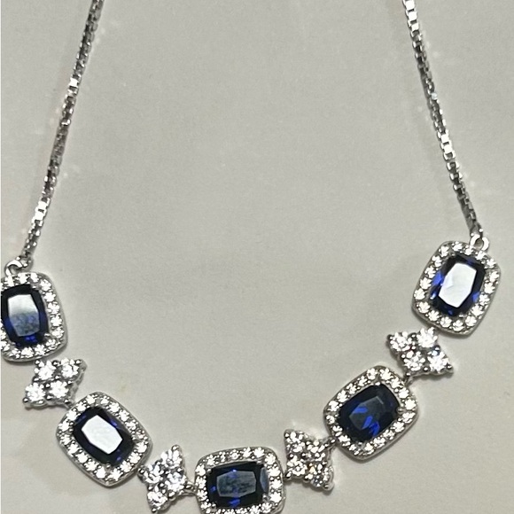 NWT JTV BELLA LUCE ADJUSTABLE TANZANITE & DIAMOND SIMULANTS BRACELET - Picture 5 of 6